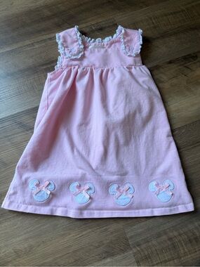 Pink Baby Girls' Embroidered Bow Dress
